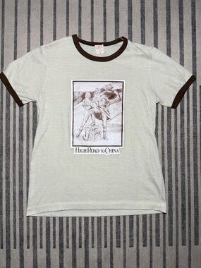 Vintage 80s High Road to China Tom Selleck Graphic T-Shirt